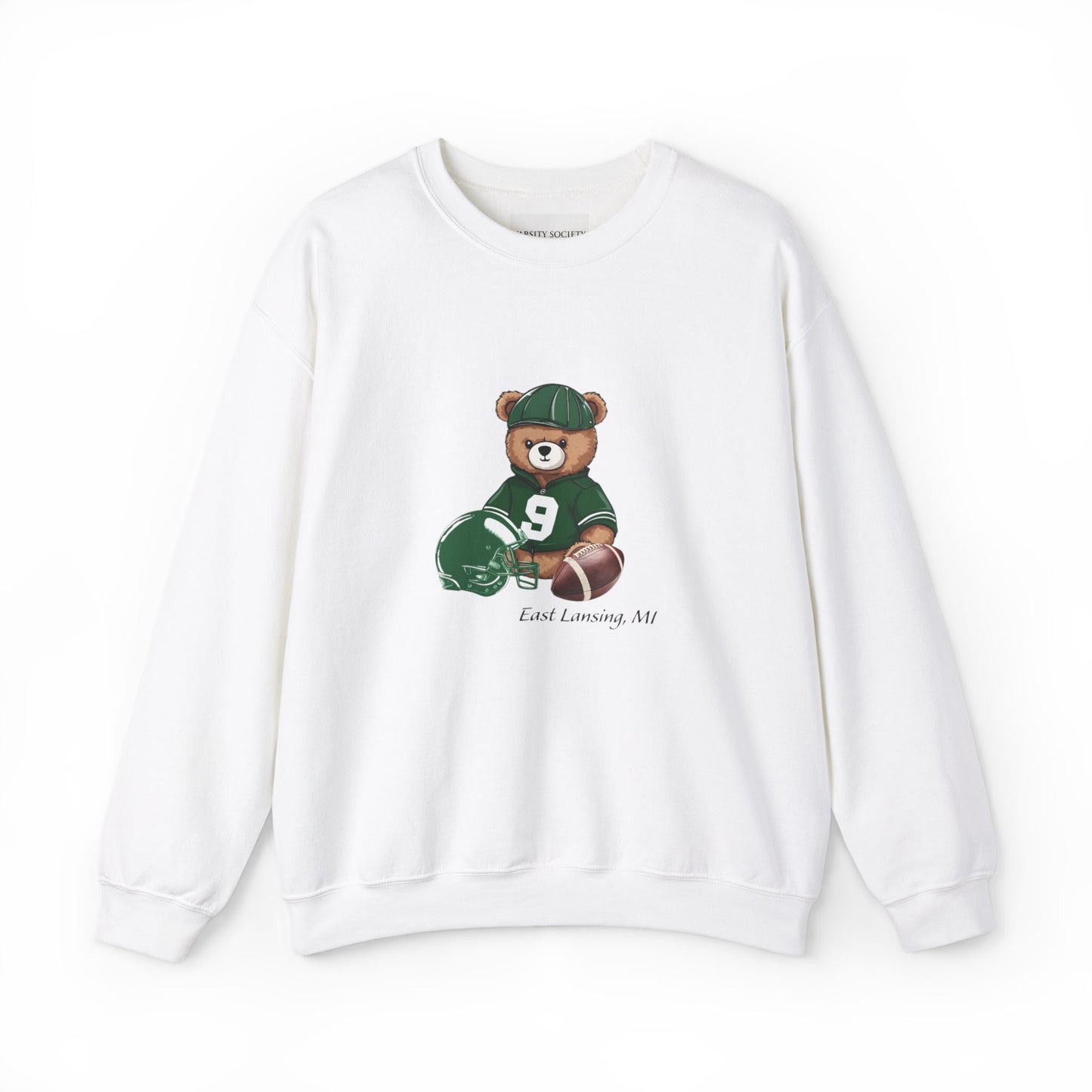 Varsity Teddy Crewneck East Lansing MI