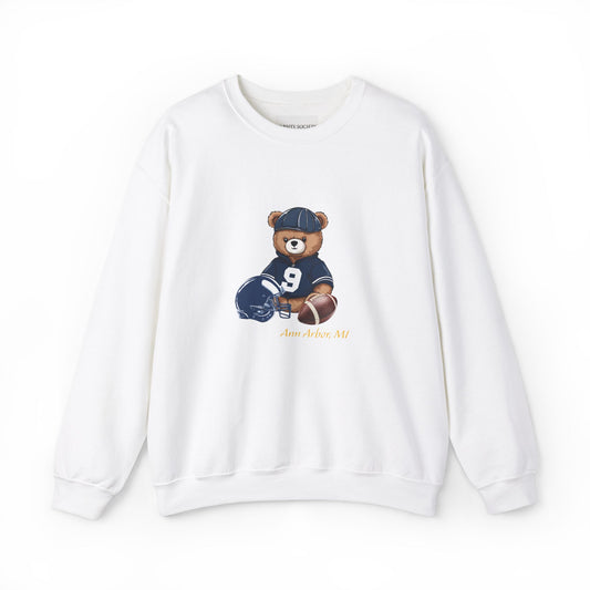 Varsity Teddy Crewneck Ann Arbor MI