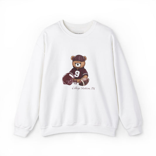 Varsity Teddy Crewneck College Station TX