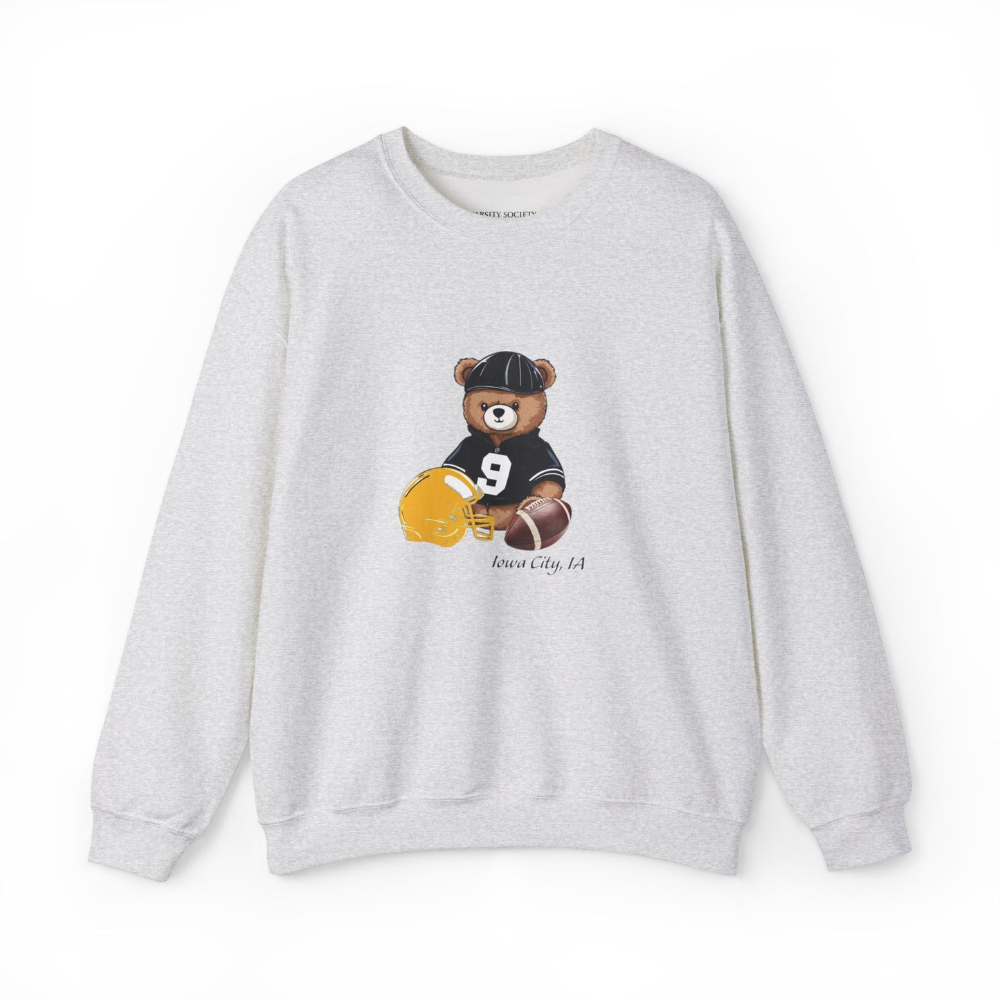 Varsity Teddy Crewneck Iowa City IA